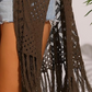 🌊 50% RABATT NU!✨ Oversized stickad kofta för damer – Lätt virkad kimono med tofsar för våren & sommaren 🌸