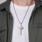 🔥 Kors halsband-Benedict Protection Cross Power Hängsmycke