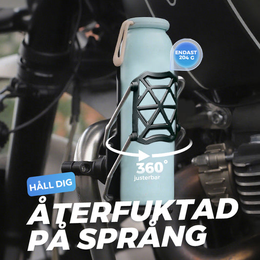 Anpassningsbar cykelflaskhållare