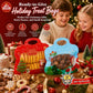 🎁50 % RABATT!!! – Redo för julen!🎅Enkelt att fylla, enkelt att försluta🎄Festliga självförslutande godispåsar – Jultomten & snögubbe-motiv | Återförslutningsbara, livsmedelsgodkända & perfekta för kakor, choklad & små presenter🎅⛄