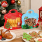 🎁50 % RABATT!!! – Redo för julen!🎅Enkelt att fylla, enkelt att försluta🎄Festliga självförslutande godispåsar – Jultomten & snögubbe-motiv | Återförslutningsbara, livsmedelsgodkända & perfekta för kakor, choklad & små presenter🎅⛄