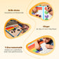 📚🧲Montessori Magnetisk bok Fraktionspussel för barn