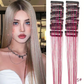 🏆Flash 49 %⚡50 000+ sålda! Nästan slut -✨Clip-in Tinsel Hair Extensions（En uppsättning med 12 delar）