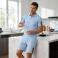 🏆SISTA DAGEN 50% REA🔥Set med kortärmade shorts för män i fritidsstil