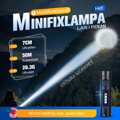 📢📢🔥KÖP 2 FÅ 1 GRATIS!!!! Multifunktionell minificklampa av aluminiumlegering