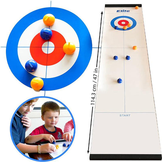 🎅Fira jul💯2025 Nytt bordsbaserat curlingspel för hela familjen