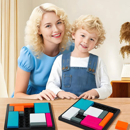 🧩Kreativt Geometriskt Blockpussel - Utvecklar Spatialt Tänkande och Fantasi för Barn och Vuxna 🔷🎨