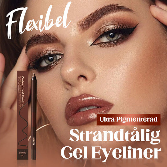 💜Köp 1 få 1 gratis💜Ultra-Pigmenterad Strandtålig Gel Eyeliner（Gratis pennvässare）
