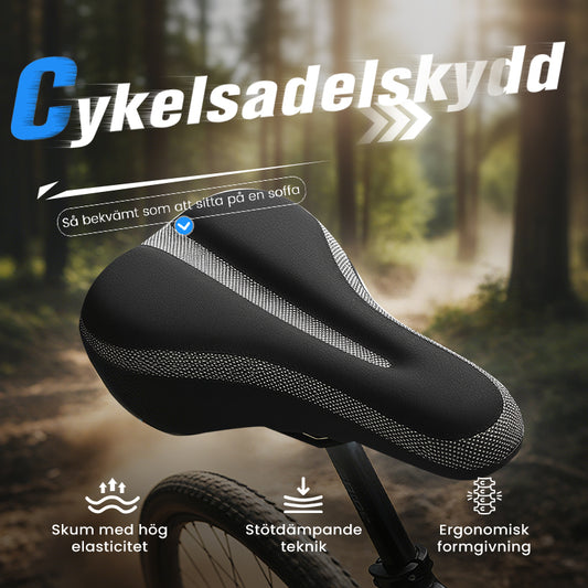 Högt motståndskraftig cykelsadel