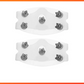 Osynliga halkfria broddar med 5 spikar Ice Cleats