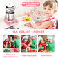 👧🏻 50% REA NU! 🎁 Mini-Köksleksak 22-delars Set - Äkta Ljud & Belysning, Perfekt Present för Barns Kreativa Lek 🍳✨