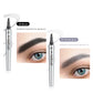 🌸3D Vattentät Microblading Ögonbrynspenna 4 Gaffelspets Tatueringspenna (🔥köp 1 få 1 gratis)