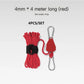 🔥Bärbar Justerbar Fix Tält Hög styrka Snabb frigöring Remskiva Camping Rope (4 Pcs / Set)