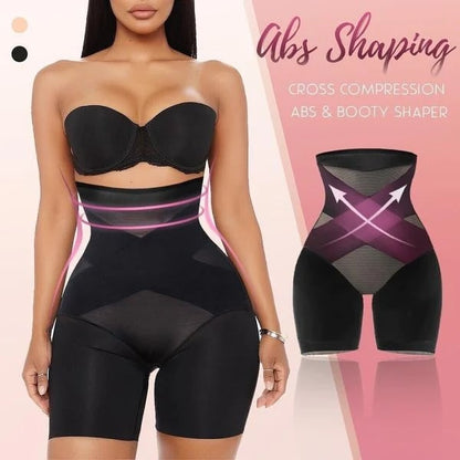 Shaper med korskompression och hög midja
