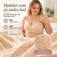 🦋 50% RABATT NU! 👙 Bygellös BH med Fjärilsbroderi – Is-silke Komfort & Lyft – Perfekt för Plus Size – Bär Hela Dagen 💕