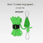 🔥Bärbar Justerbar Fix Tält Hög styrka Snabb frigöring Remskiva Camping Rope (4 Pcs / Set)