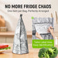 Återanvändbara förslutningsbara förvaringspåsar i aluminiumfolie