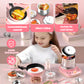 👧🏻 50% REA NU! 🎁 Mini-Köksleksak 22-delars Set - Äkta Ljud & Belysning, Perfekt Present för Barns Kreativa Lek 🍳✨
