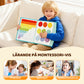 📚🧲Montessori Magnetisk bok Fraktionspussel för barn