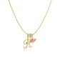 💖 SISTA DAGEN – 51 % RABATT ✨3-lagers halsband med initialer A-Z🎀 | Personligt och elegant