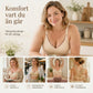 🦋 50% RABATT NU! 👙 Bygellös BH med Fjärilsbroderi – Is-silke Komfort & Lyft – Perfekt för Plus Size – Bär Hela Dagen 💕