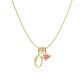 💖 SISTA DAGEN – 51 % RABATT ✨3-lagers halsband med initialer A-Z🎀 | Personligt och elegant
