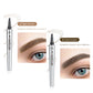 🌸3D Vattentät Microblading Ögonbrynspenna 4 Gaffelspets Tatueringspenna (🔥köp 1 få 1 gratis)