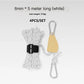 🔥Bärbar Justerbar Fix Tält Hög styrka Snabb frigöring Remskiva Camping Rope (4 Pcs / Set)