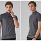 🔈🔈2026 Hot Sale - 50 % rabatt🎁Höghalsad slim fit-T-shirt för mä