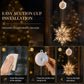 ⏳SISTA REA-DAGEN🎄❄️ DIY LED-sugkoppslampor med julsnöflingor ✨ | Batteridrivna, varmt och flerfärgat ljus, sugkoppslampor för fönster, juldekoration för hem och fest
