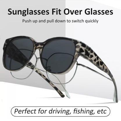 😎Solglasögon med UV400-skydd som passar över andra glasögon