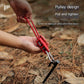🔥Bärbar Justerbar Fix Tält Hög styrka Snabb frigöring Remskiva Camping Rope (4 Pcs / Set)