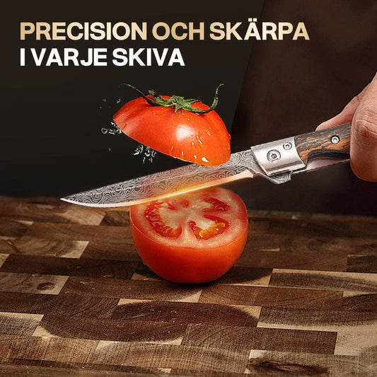 Fällkniv med Trähandtag för Arbete, Vandring & Camping