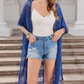 🌊 50% RABATT NU!✨ Oversized stickad kofta för damer – Lätt virkad kimono med tofsar för våren & sommaren 🌸