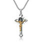 🔥 Kors halsband-Benedict Protection Cross Power Hängsmycke