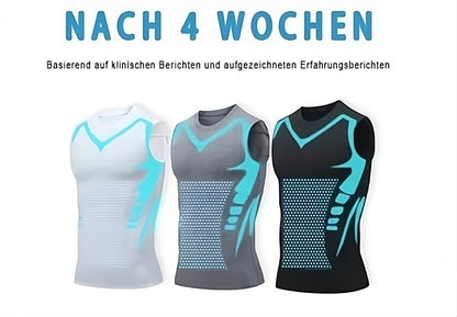 💪 Slimoly® Ionic Shaping Vest – Compression & Cooling – Body Contouring & Sleeveless – Invisible Under Clothes 🕶️