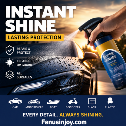 ✨🚗Avancerad snabbverkande bilvårdsmedel i sprayform (En handduk ingår som bonus vid varje köp!)