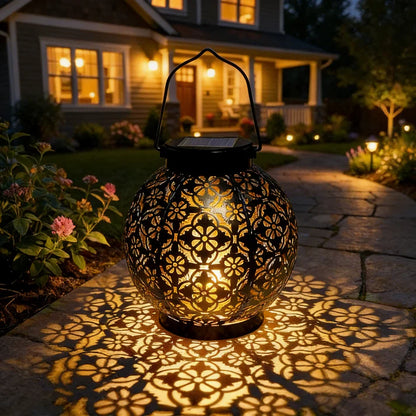 🔥🎁Nyhet 50 % RABATT🔥💡Dekorativ hängande solcellslykta för utomhusbruk