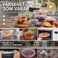 🛒 50% RABATT NU! 🔥 Återanvändbara matförvaringspåsar – Tättslutande, miljövänliga, perfekt för förvaring av livsmedel i kyl och frys 🥦🍎