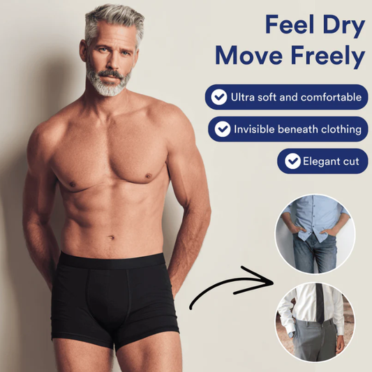 Ultraabsorberande boxershorts för inkontinens för män