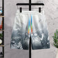 Kort ärmskjorta och mäns rymdshorts Jag kommer att utforska 2-pack