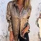 ✨✨Casual Fashionable Lapel Shirt för kvinnor
