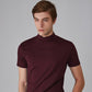 Slim fit turtleneck t-shirt för män