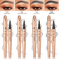 ✏️ KÖP 1, FÅ 1 GRATIS! ✨ 3D Microblading Penna – Vattentät, 4-in-1 Spets & Naturlig Ögonbrynseffekt 💄