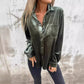 Långärmad Loose Fit Golden Velvet Shirt