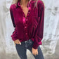 Långärmad Loose Fit Golden Velvet Shirt