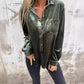 Långärmad Loose Fit Golden Velvet Shirt
