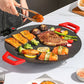 fri frakt✈️Non-stick elektrisk grillpanna för inomhusbruk