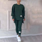 Avslappnat set med sweatshirt och leggings för kvinnor📦Fri frakt på två stycken