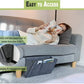 🛏️50 % RABATT! Hängande förvaringspåse vid sängen – flera fickor, mjuk filt och verktygsfri montering. Allt inom räckhåll!✅